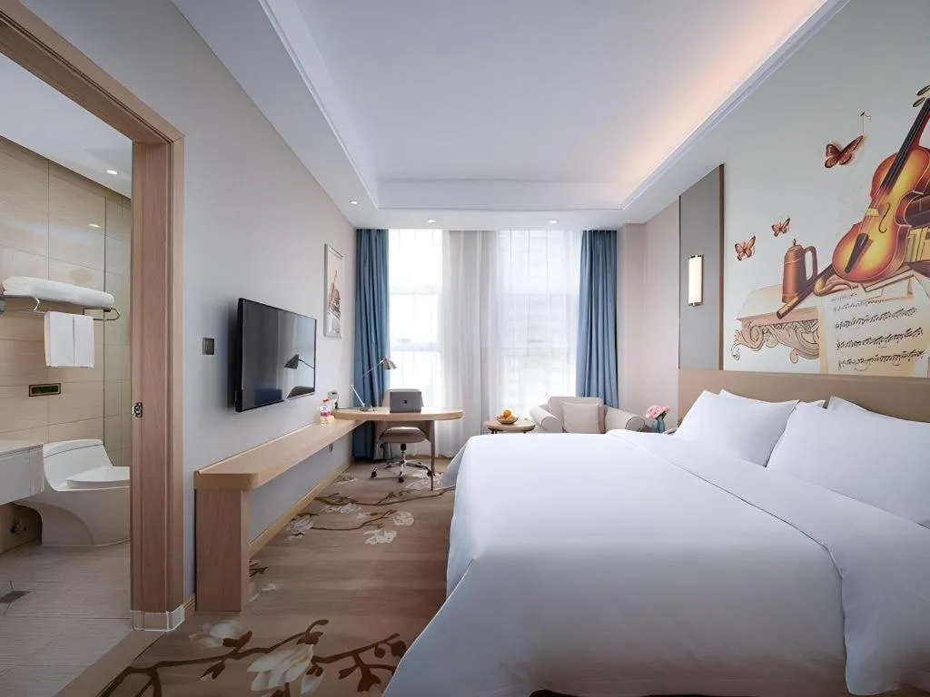 Bed in Vienna Hotel Jinan Railway Station