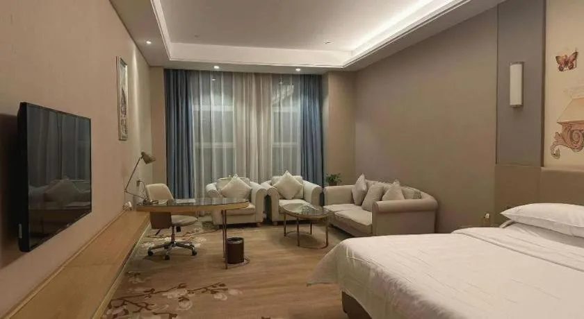 Bed in Vienna Hotel Jinan Railway Station