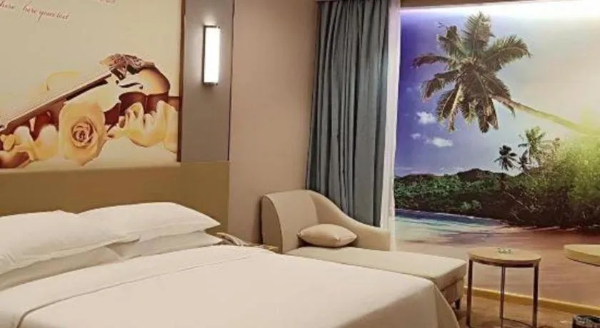 Bed in Vienna Hotel Jinan Railway Station