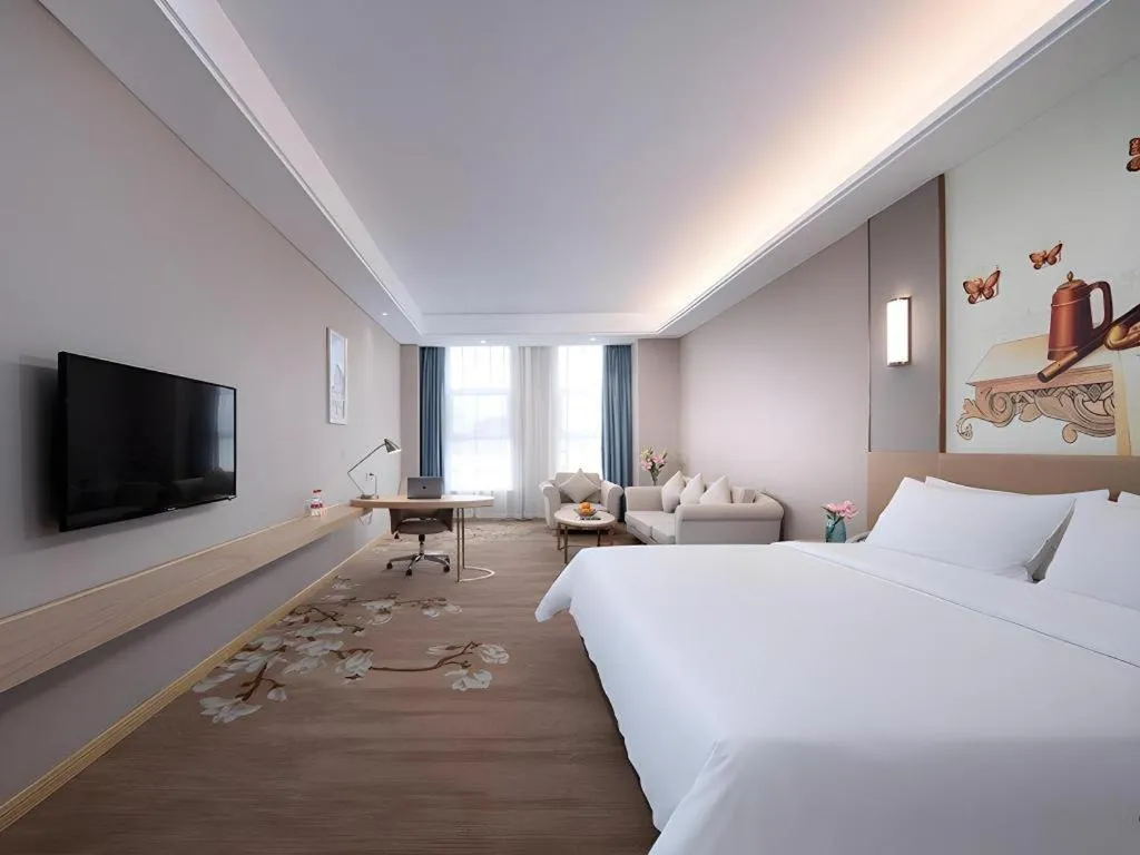 Bed in Vienna Hotel Jinan Railway Station