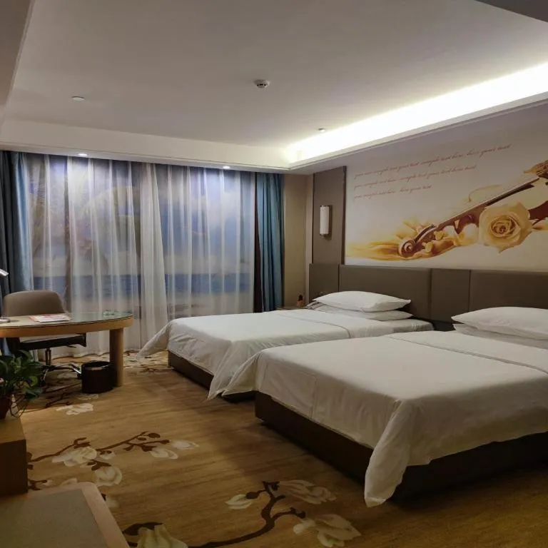 Bed in Vienna Hotel Jinan Railway Station
