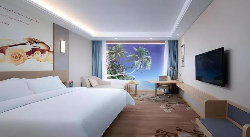 Bed in Vienna Hotel Jinan Railway Station