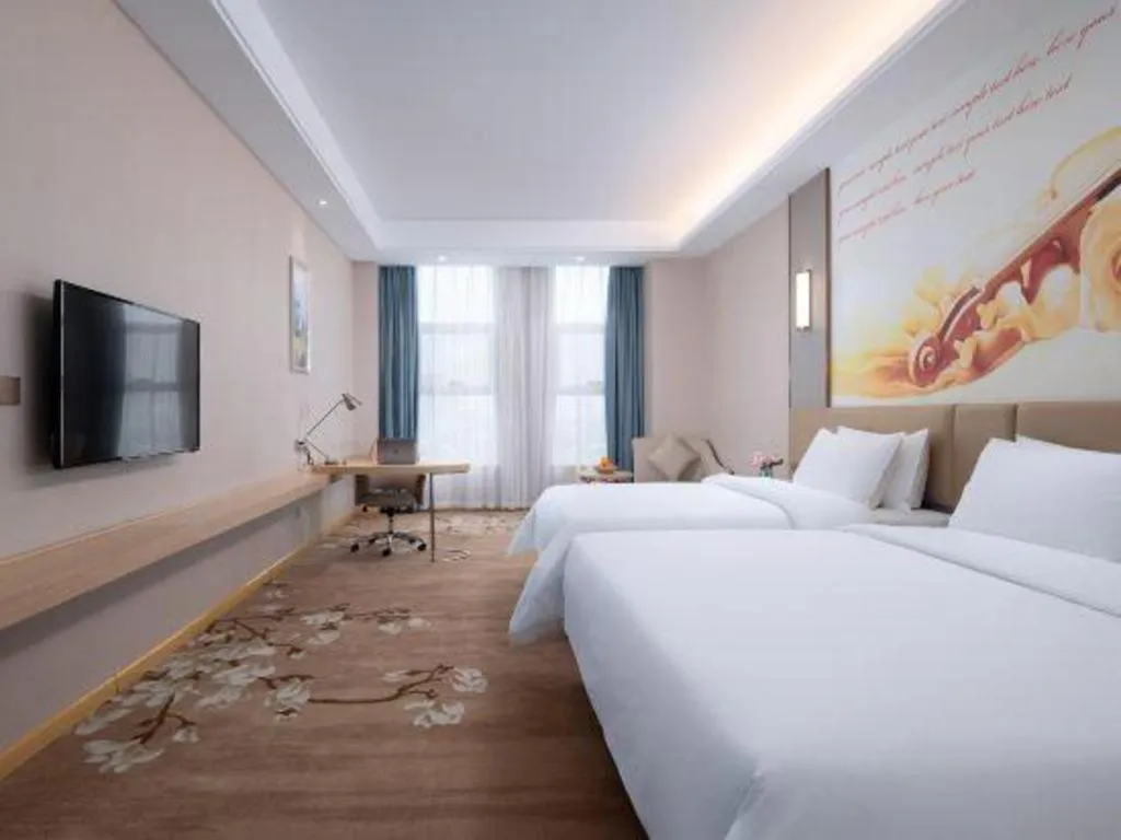 Bed in Vienna Hotel Jinan Railway Station