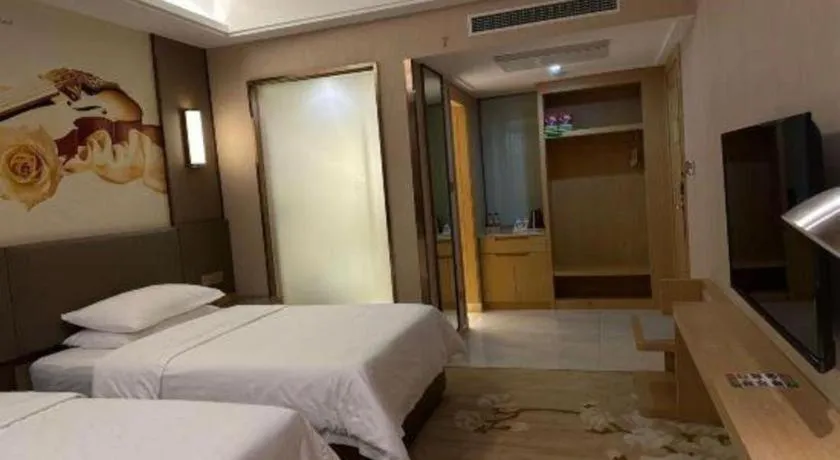 Bed in Vienna Hotel Jinan Railway Station