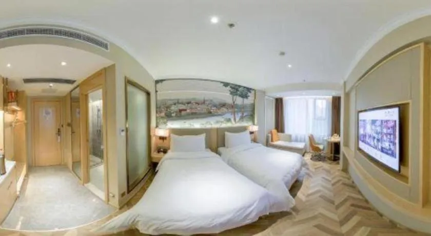 Bed in Vienna Hotel Yongzhou Dong'an High-Speed Railway Station