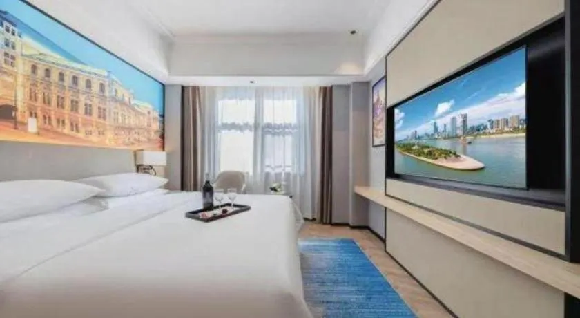 Bed in Vienna Hotel Yongzhou Dong'an High-Speed Railway Station