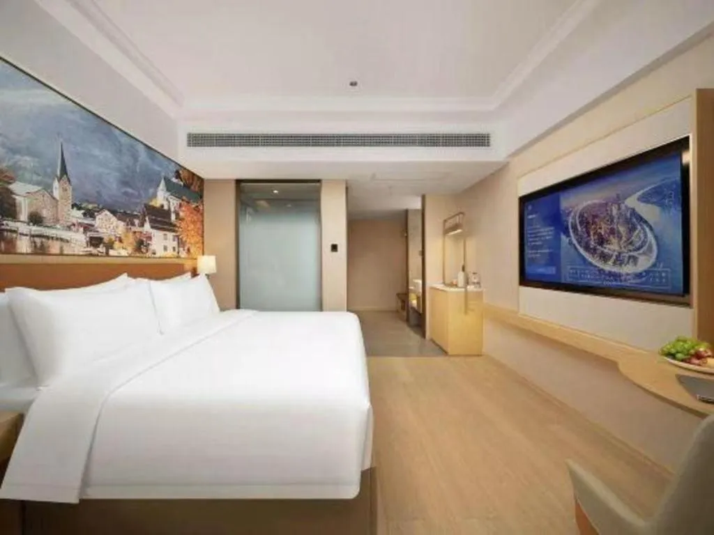 Bed in Vienna Hotel Yongzhou Dong'an High-Speed Railway Station