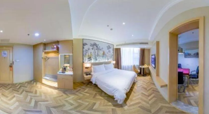 Bed in Vienna Hotel Yongzhou Dong'an High-Speed Railway Station