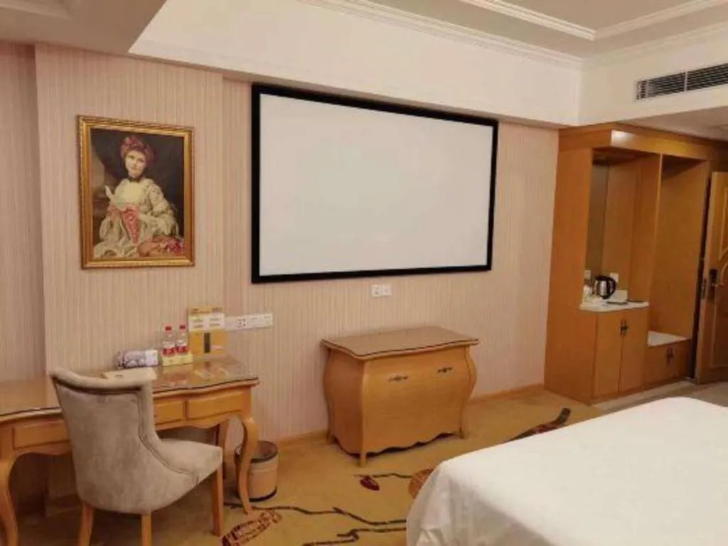 Bed in Vienna Hotel Guangzhou Huadu Sunac Cultural Tourism City Shiling