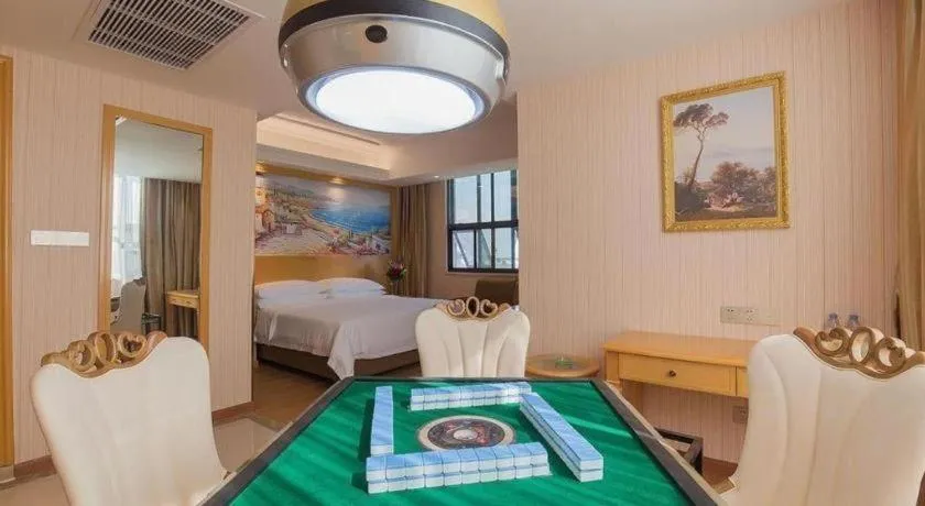 Bed in Vienna Hotel Hubei Xiangyang Tang City Gulou