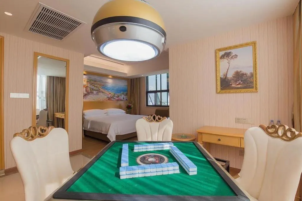 Bed in Vienna Hotel Hubei Xiangyang Tang City Gulou
