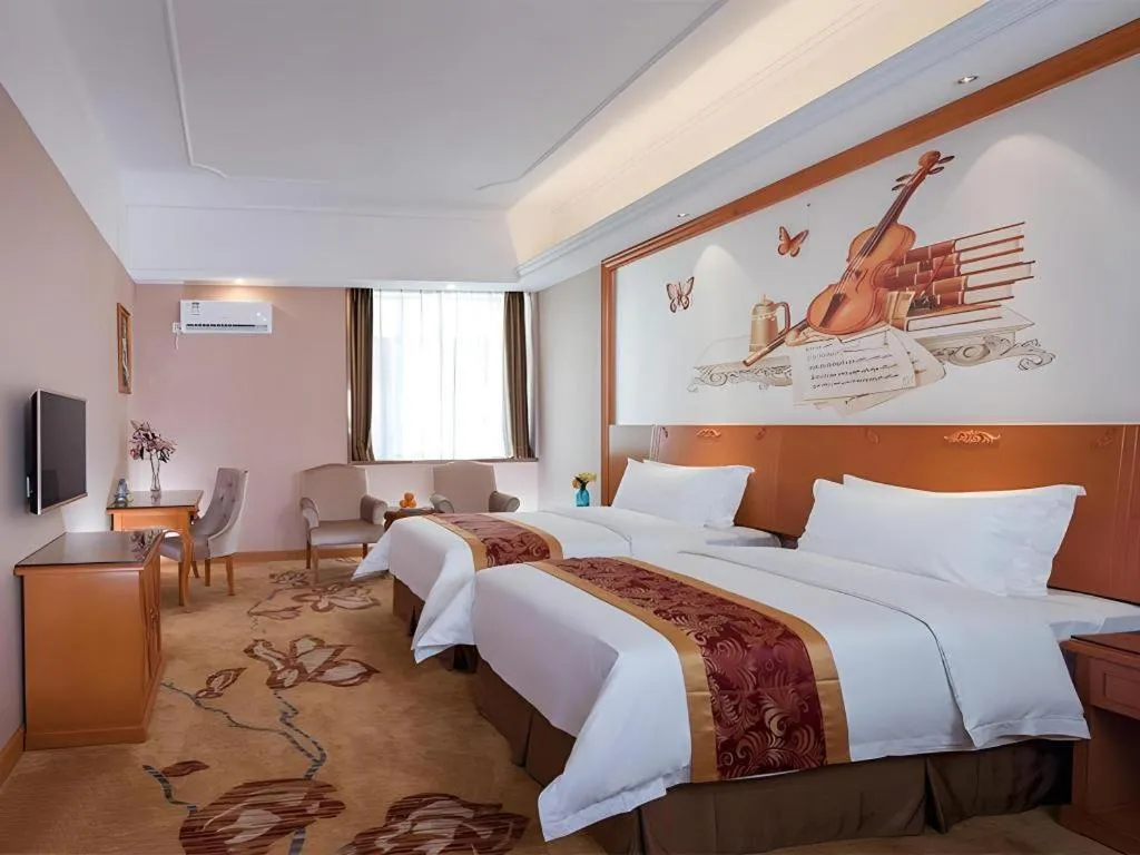 Bed in Vienna Hotel Guangdong Dongguan Chengnan Station