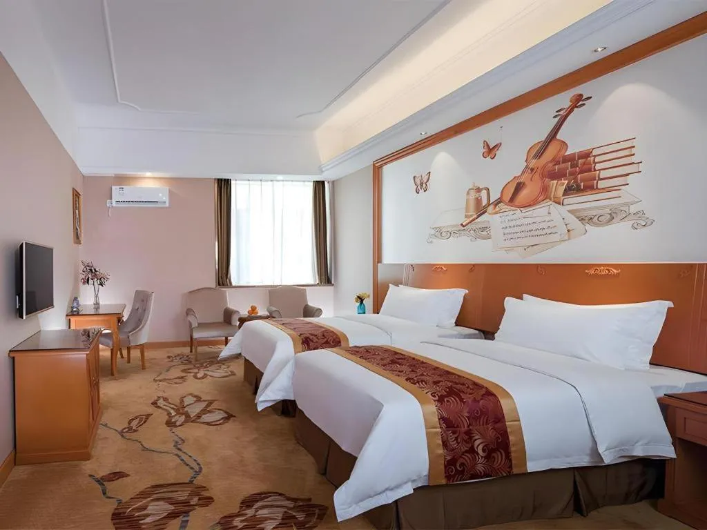 Bed in Vienna Hotel Guangdong Dongguan Chengnan Station