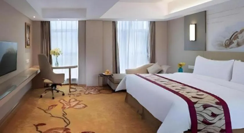 Bed in Vienna Hotel Changsha Wanjia Libei Road Tuqiao Metro Station