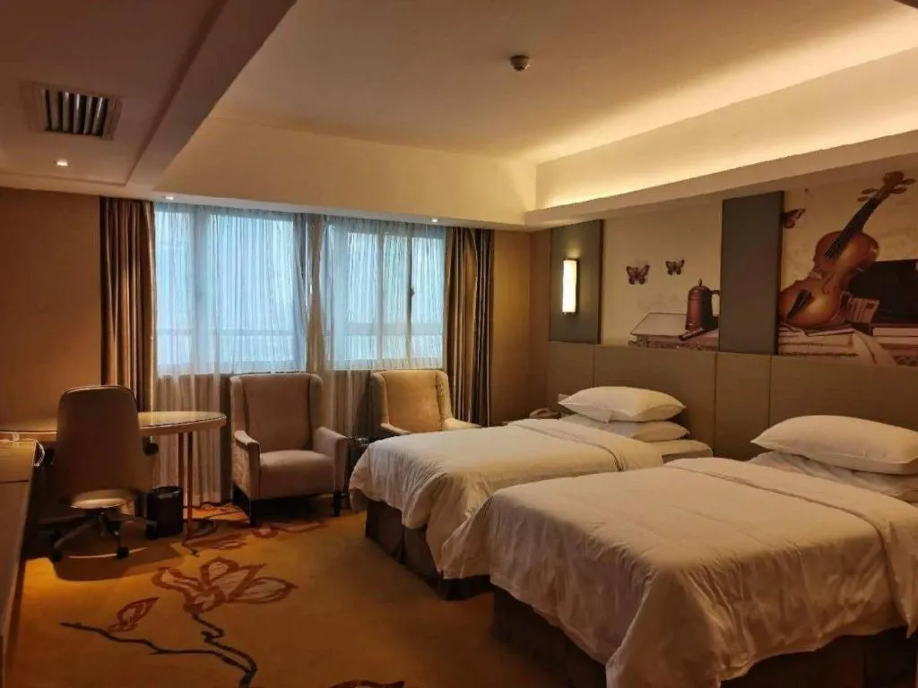 Bed in Vienna Hotel Changsha Wanjia Libei Road Tuqiao Metro Station