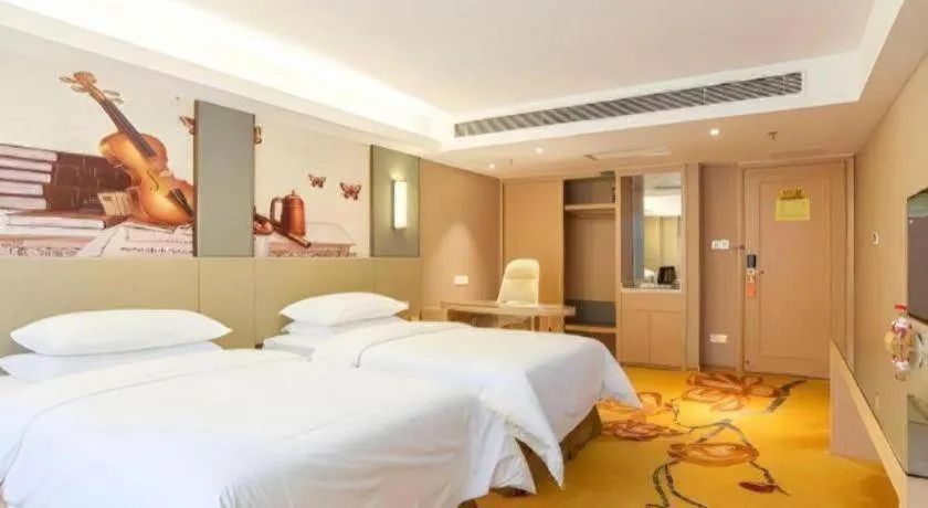 Bed in Vienna Hotel Changsha Wanjia Libei Road Tuqiao Metro Station
