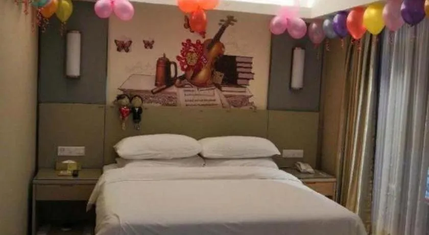 Bed in Vienna Hotel Changsha Wanjia Libei Road Tuqiao Metro Station