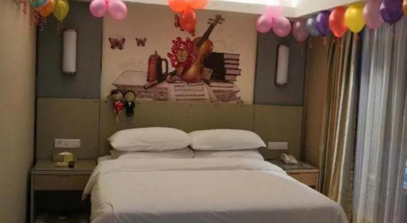 Bed in Vienna Hotel Changsha Wanjia Libei Road Tuqiao Metro Station