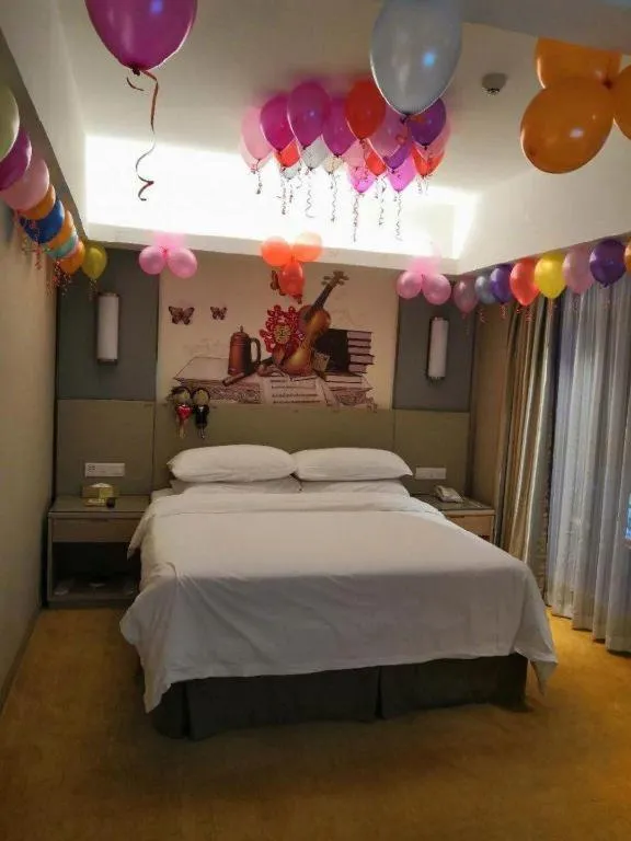 Bed in Vienna Hotel Changsha Wanjia Libei Road Tuqiao Metro Station