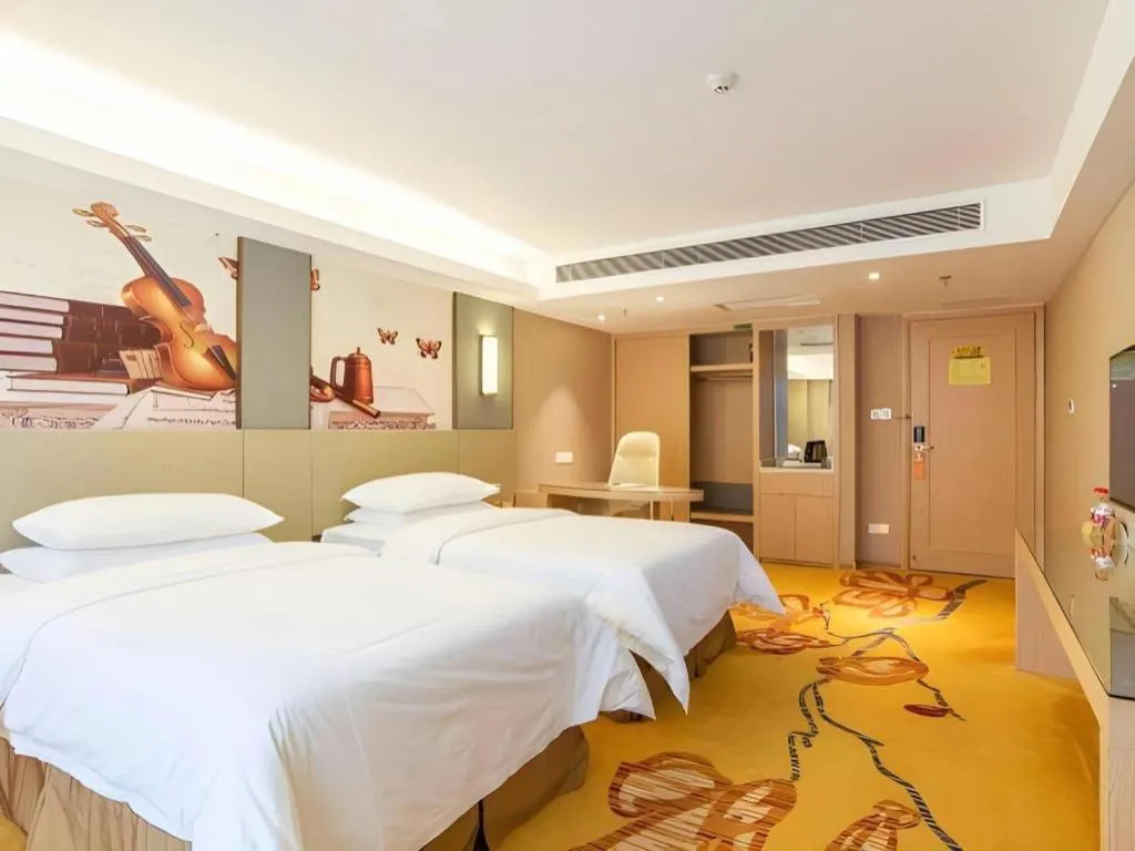 Bed in Vienna Hotel Changsha Wanjia Libei Road Tuqiao Metro Station