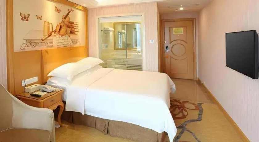 Bed in Vienna Hotel Changsha Wanjia Libei Road Tuqiao Metro Station