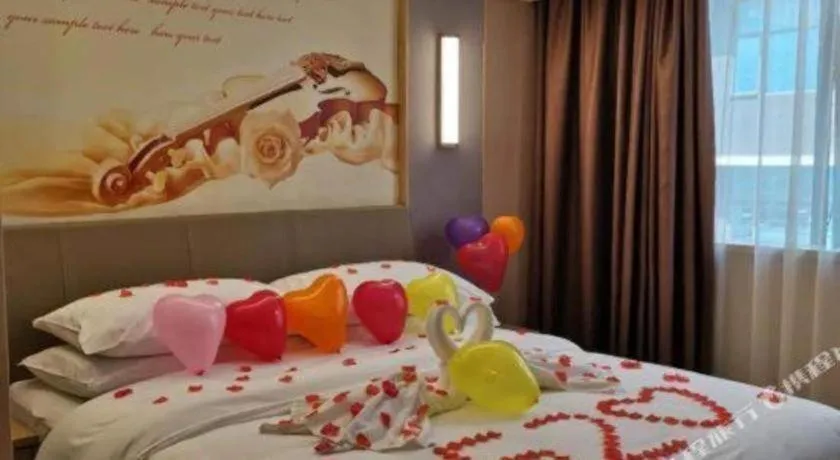 Bed in Vienna Hotel Nanning Beihu Metro Station