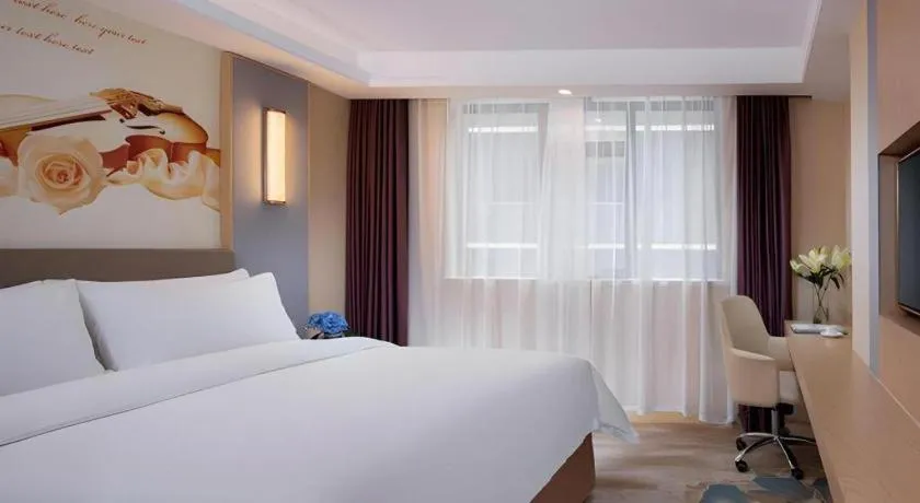 Bed in Vienna Hotel Nanning Beihu Metro Station