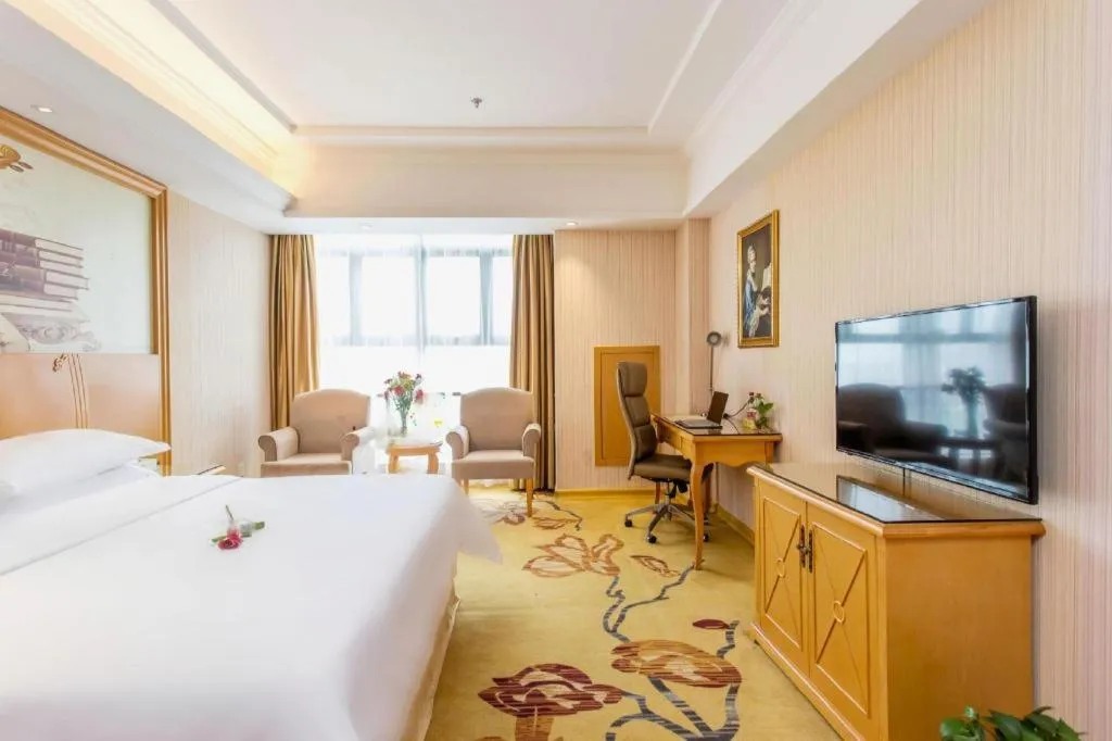 Bed in Vienna Hotel Jiangsu Kunshan Changjiang North Road Fenghuangcheng