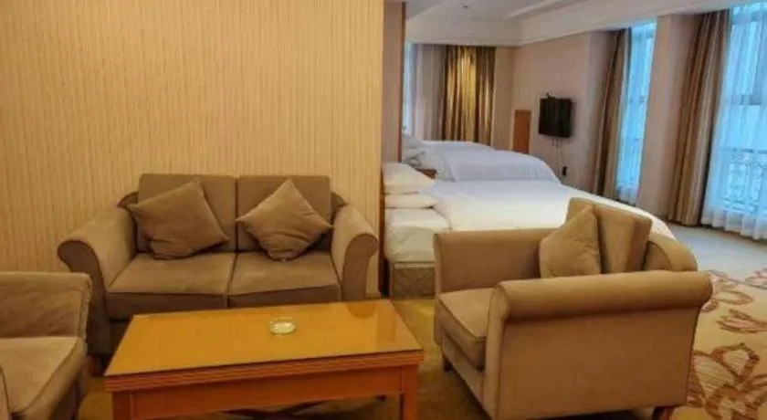Bed in Vienna Hotel Jiangsu Kunshan Changjiang North Road Fenghuangcheng