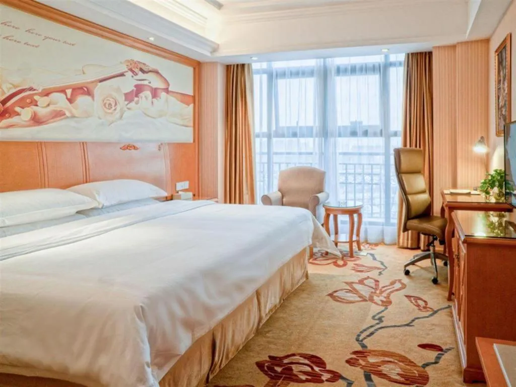 Bed in Vienna Hotel Jiangsu Kunshan Changjiang North Road Fenghuangcheng