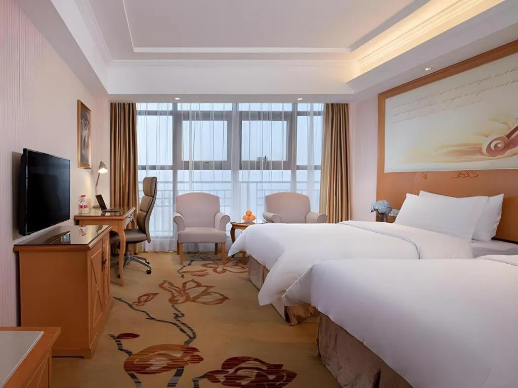 Bed in Vienna Hotel Jiangsu Kunshan Changjiang North Road Fenghuangcheng