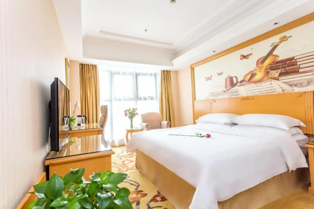 Bed in Vienna Hotel Jiangsu Kunshan Changjiang North Road Fenghuangcheng