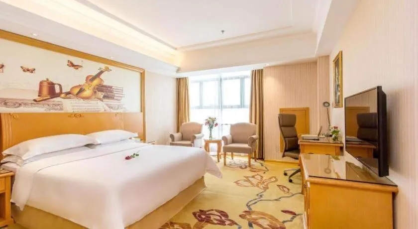 Bed in Vienna Hotel Jiangsu Kunshan Changjiang North Road Fenghuangcheng