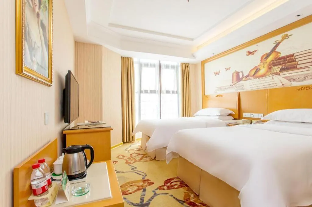 Bed in Vienna Hotel Jiangsu Kunshan Changjiang North Road Fenghuangcheng