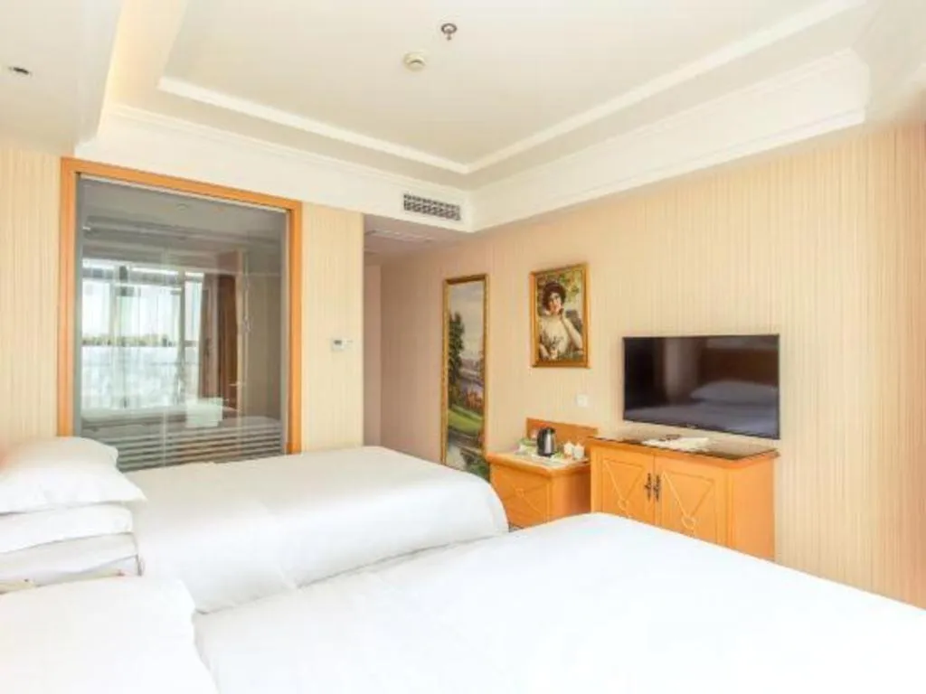 Bed in Vienna Hotel Jiangsu Kunshan Changjiang North Road Fenghuangcheng