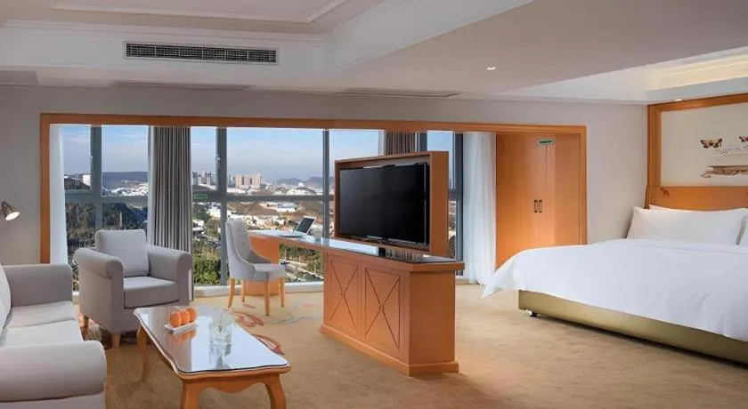 Bed in Vienna Hotel Guiyang North Station Dream City