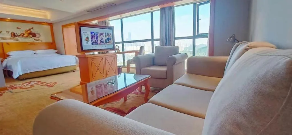 Bed in Vienna Hotel Guiyang North Station Dream City