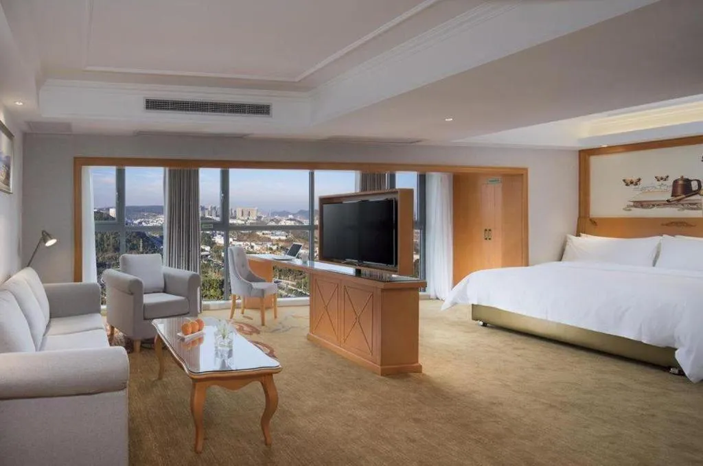 Bed in Vienna Hotel Guiyang North Station Dream City