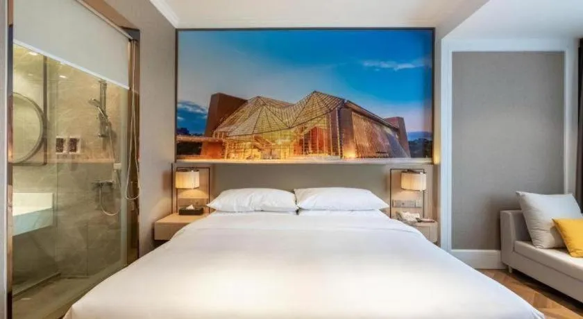 Bed in Vienna Hotel Jiangsu Dongtai Wanghai West Road