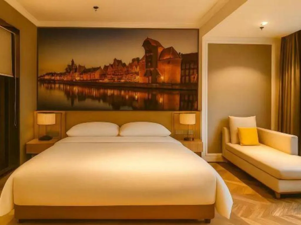 Bed in Vienna Hotel Jiangsu Dongtai Wanghai West Road