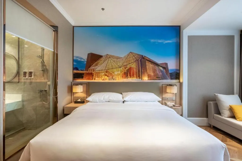 Bed in Vienna Hotel Jiangsu Dongtai Wanghai West Road