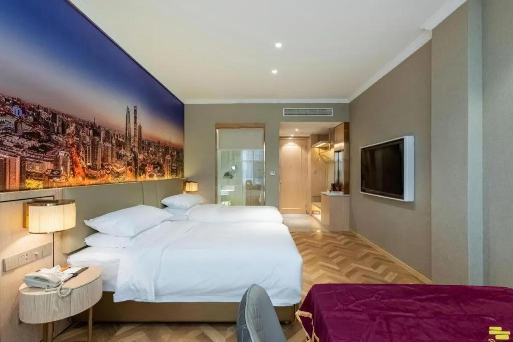 Bed in Vienna Hotel Jiangsu Dongtai Wanghai West Road