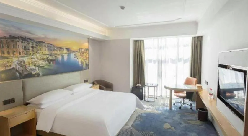Bed in Vienna Hotel Anhui Huainan Shou County South Gate of Ancient Town Jinrun Central City