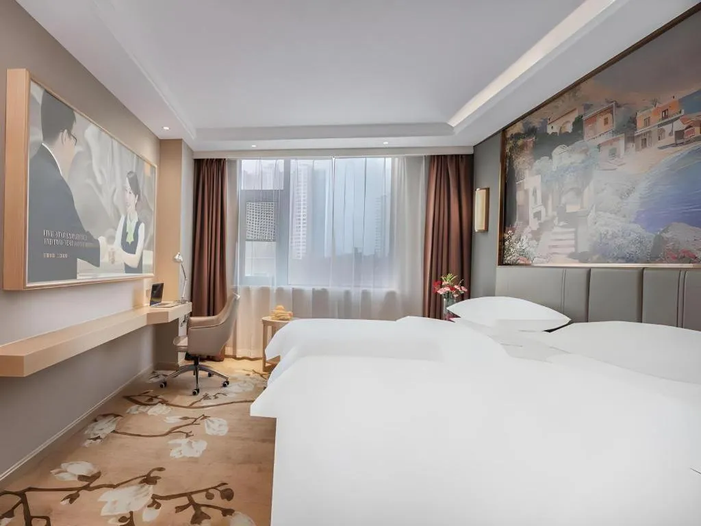 Bed in Vienna Hotel Shaanxi Xianyang Huitong China Square