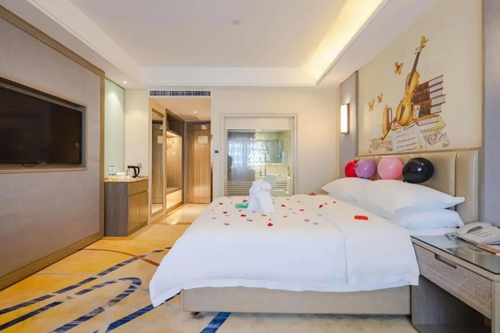 Bed in Venus International Hotel Kunming Baiyun Road Tongde Square