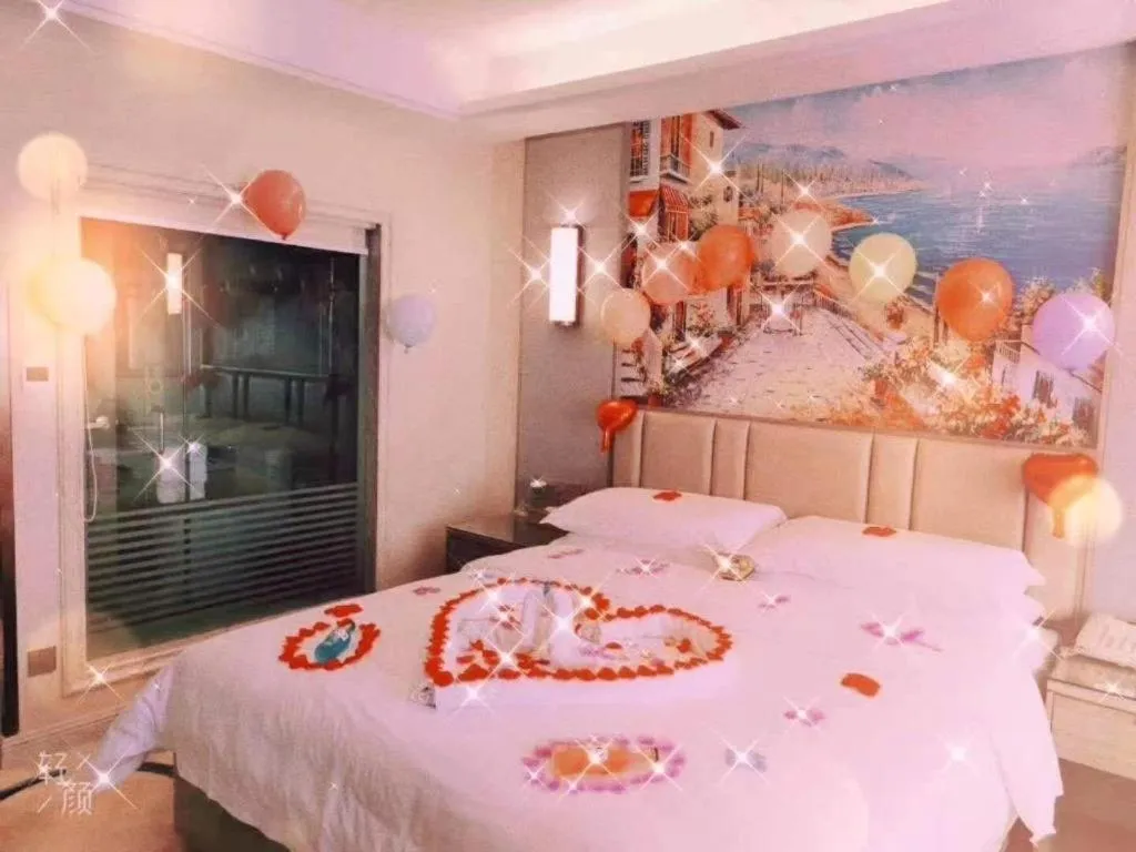 Bed in Venus International Hotel Kunming Baiyun Road Tongde Square