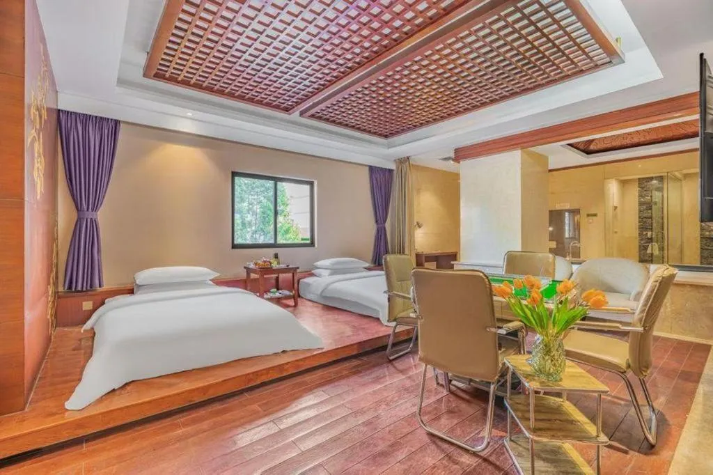 Bed in Venus International Hotel Kunming Baiyun Road Tongde Square