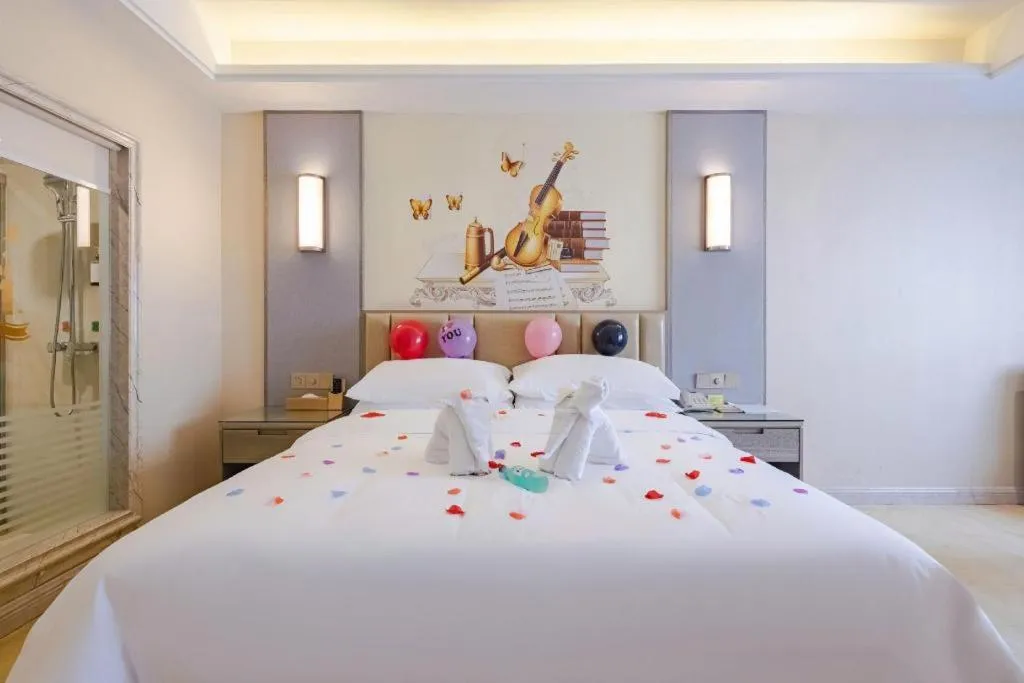 Bed in Venus International Hotel Kunming Baiyun Road Tongde Square