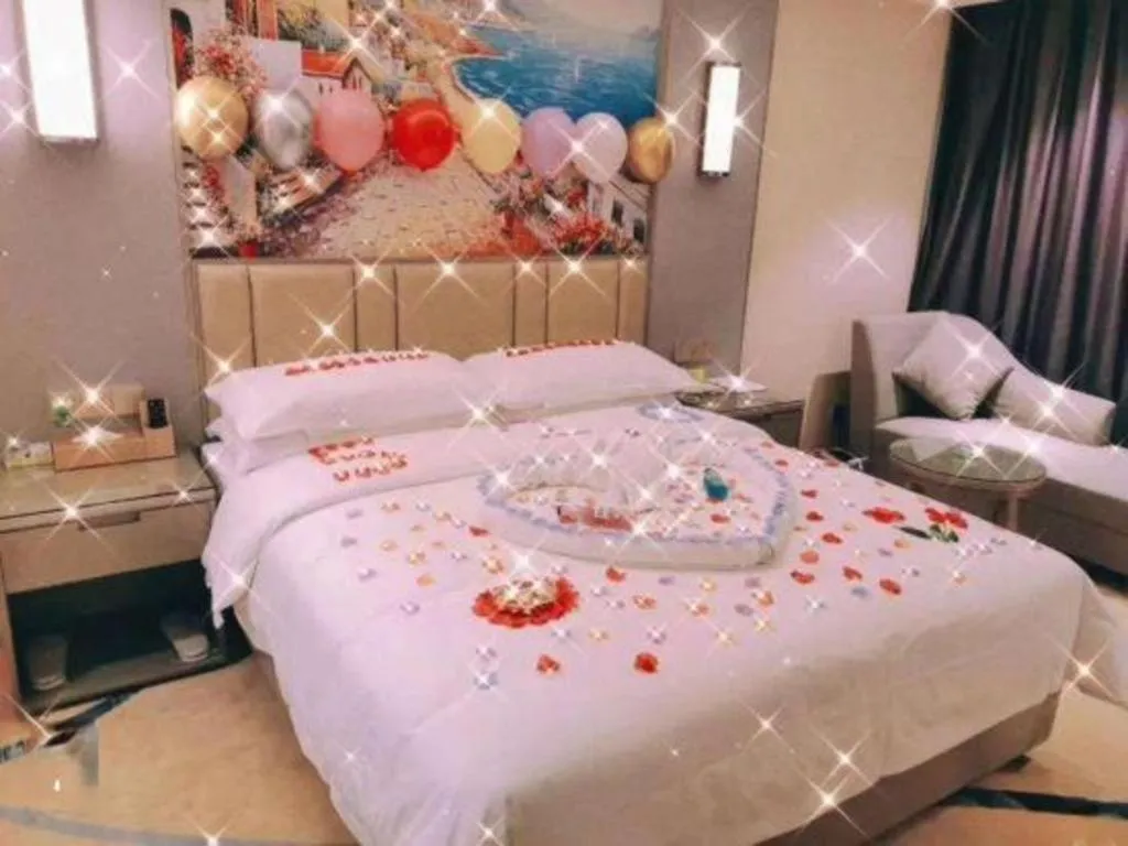 Bed in Venus International Hotel Kunming Baiyun Road Tongde Square