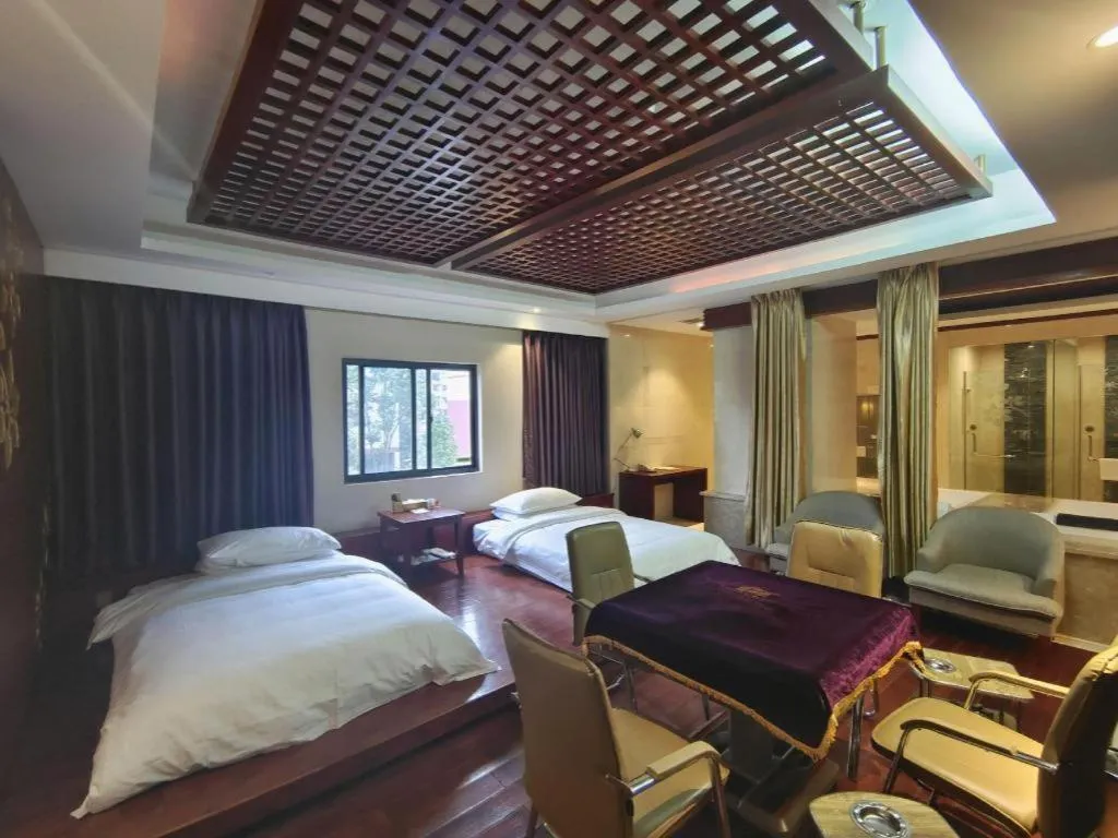 Bed in Venus International Hotel Kunming Baiyun Road Tongde Square